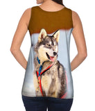 Sledding Husky