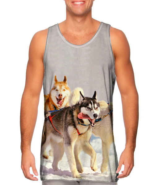 Running Huskies&nbsp;Mens Tank Top