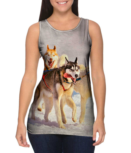 Running Huskies&nbsp;Womens Tank Top