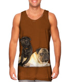 Pair Of Relaxing Pugs