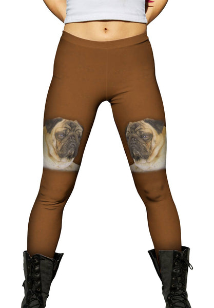 Pair Of Relaxing Pugs Womens Leggings