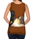 Pair Of Relaxing Pugs