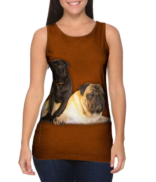 Pair Of Relaxing Pugs&nbsp;Womens Tank Top