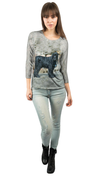 Sad Wet Cocker Spaniel&nbsp;Womens 3/4 Sleeve