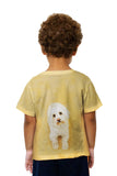 Kids Sad White Puppy