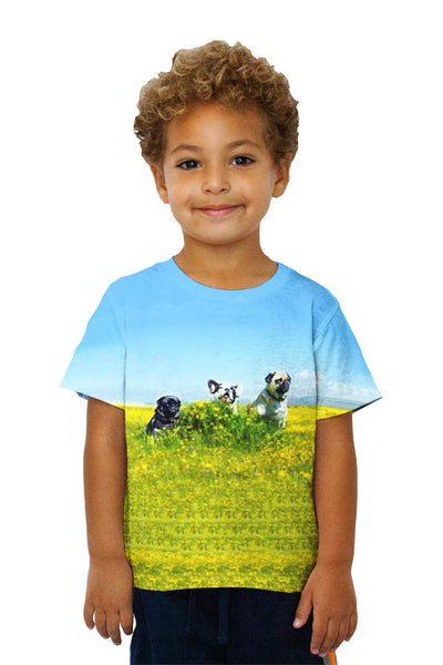 Kids Trio Pugs&nbsp;Kids T-Shirt