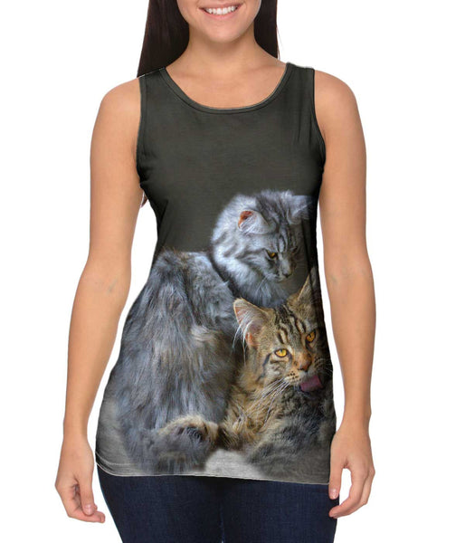 Kitten Friends Lounging&nbsp;Womens Tank Top