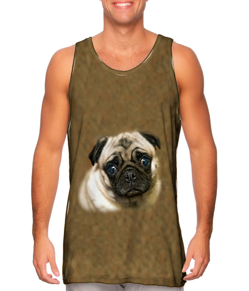 Sad Face Pug&nbsp;Mens Tank Top