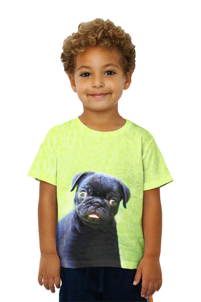 Kids Dark Baby Pug&nbsp;Kids T-Shirt