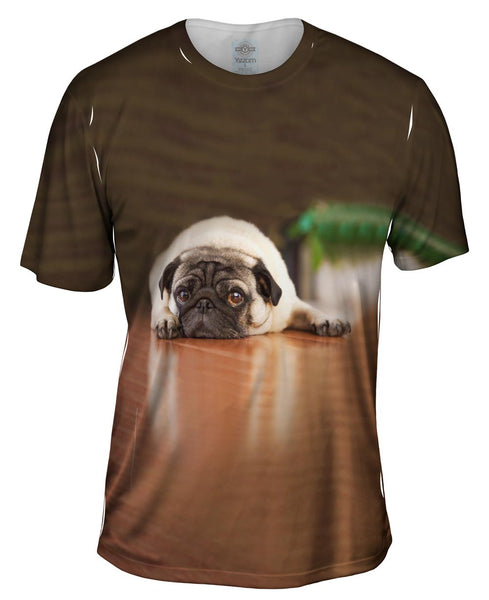 Laying Around Pug Mens T-Shirt