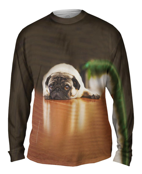 Laying Around Pug&nbsp;Mens Long Sleeve