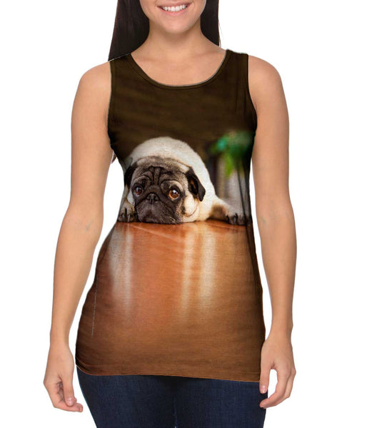 Laying Around Pug&nbsp;Womens Tank Top