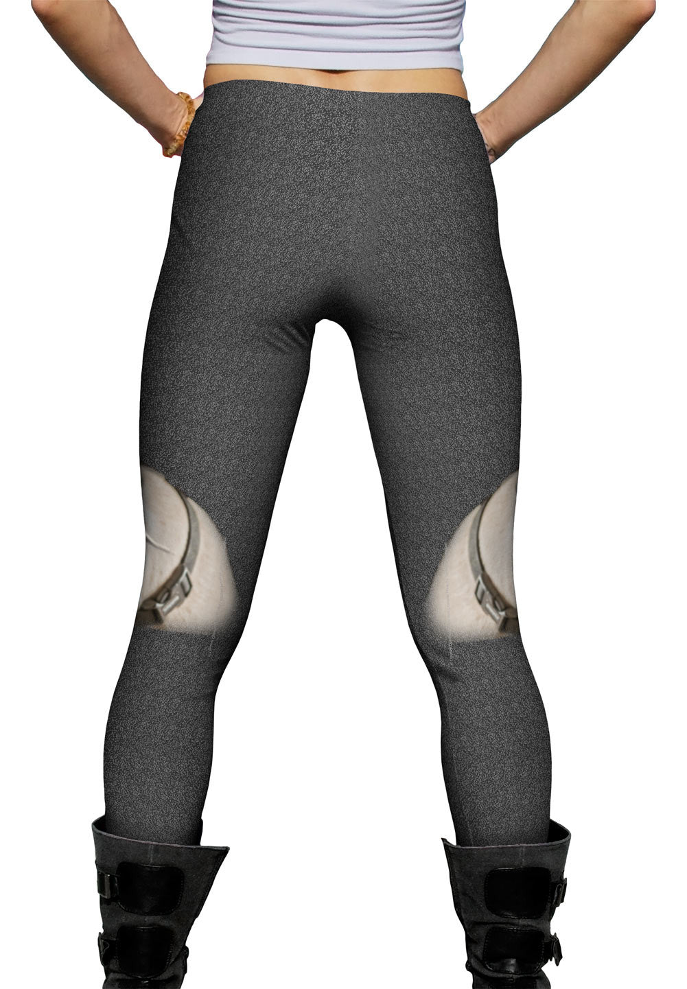 Ready For Trouble Pug Womens Leggings Yizzam