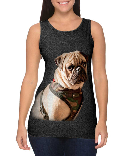 Ready For Trouble Pug&nbsp;Womens Tank Top