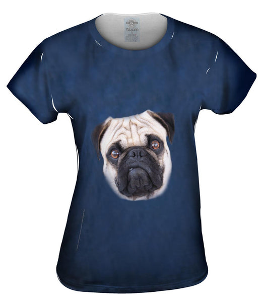 I Mean Business Pug Womens Top