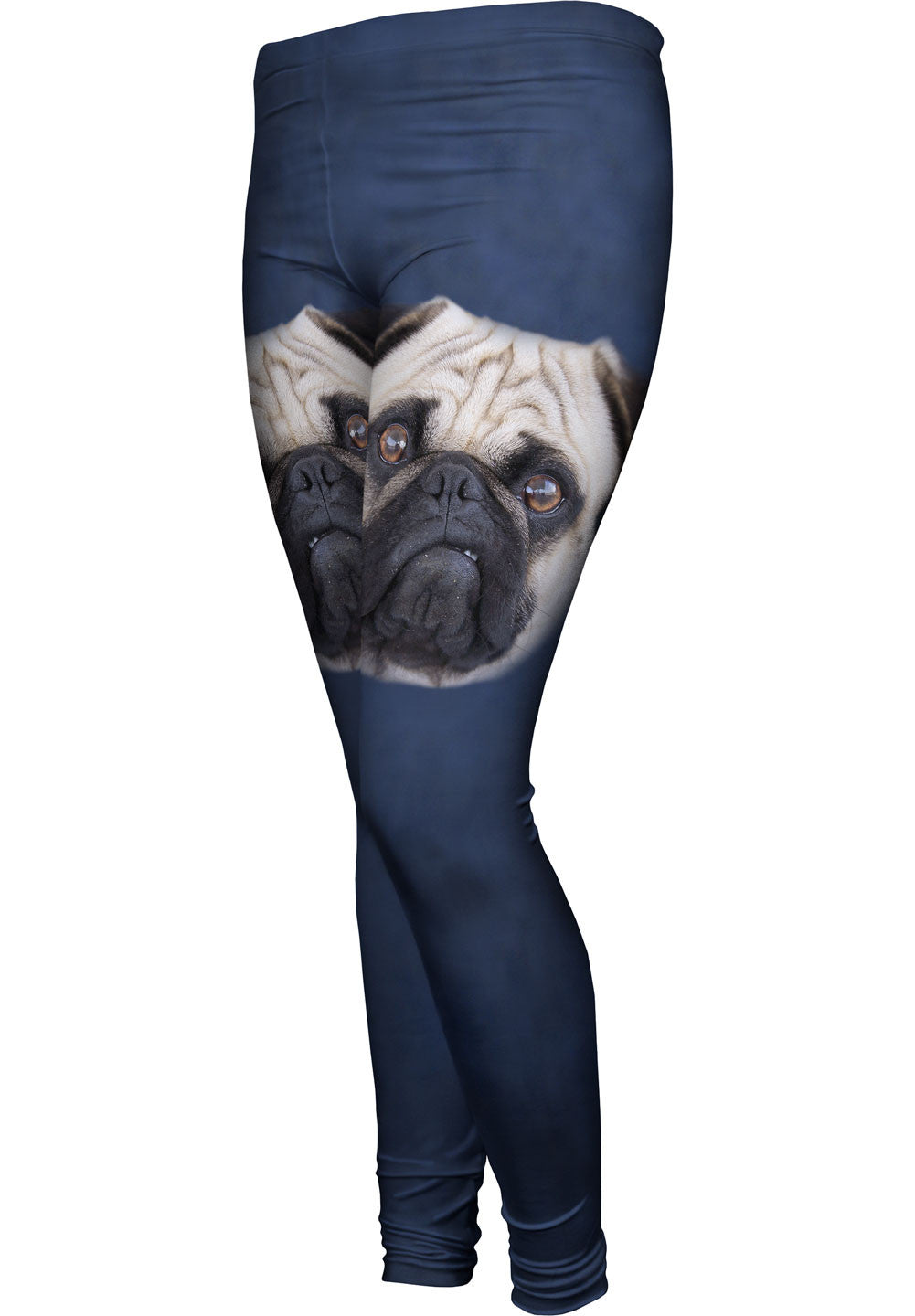 I Mean Business Pug Womens Leggings Yizzam