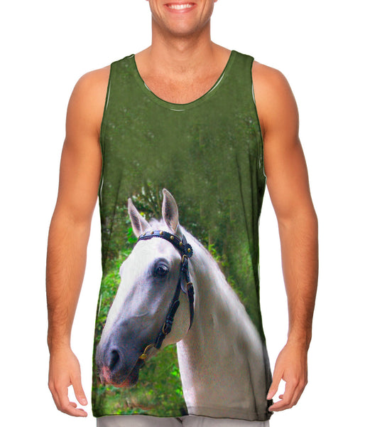 Dreamy Ghost White Paso Fino Horse&nbsp;Mens Tank Top