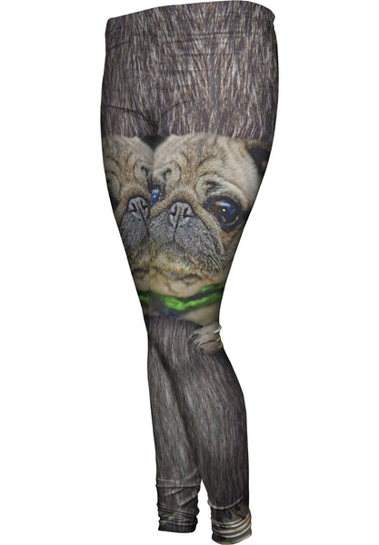 Xmas Pug&nbsp;Womens Leggings