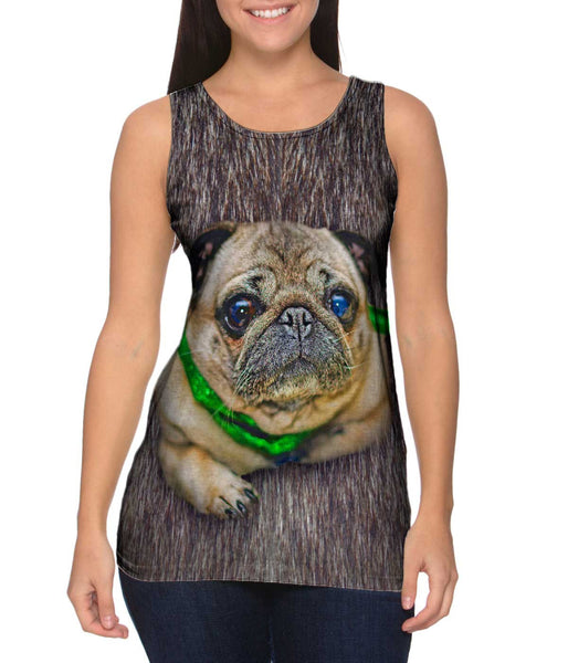 Xmas Pug&nbsp;Womens Tank Top