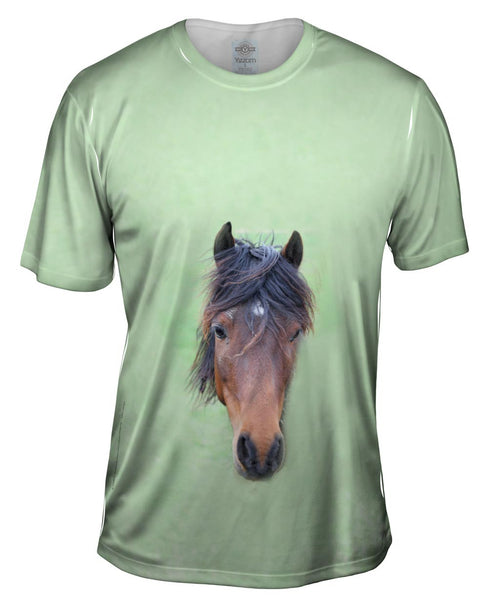 Bashful Horse Mens T-Shirt