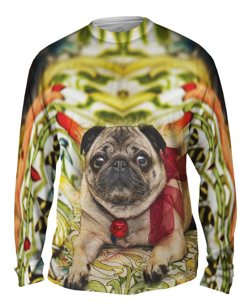 Jingle Bells Christmas Pug&nbsp;Mens Long Sleeve