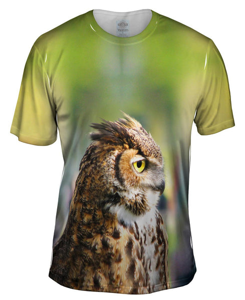 Furry Owl Mens T-Shirt
