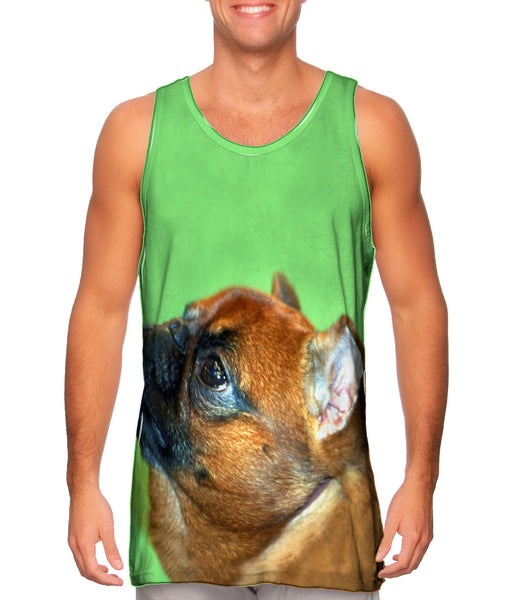 Aspirational Little Brown Pug&nbsp;Mens Tank Top