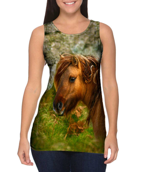 Wild Hair Horse&nbsp;Womens Tank Top