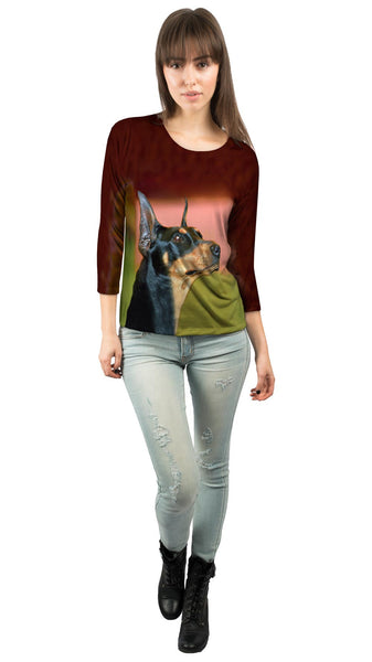 Aspirational Doberman&nbsp;Womens 3/4 Sleeve