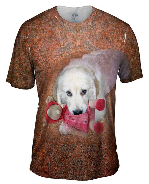 Chew Toy Labrador Mens T-Shirt