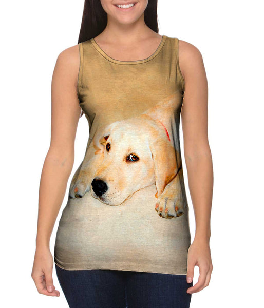 Golden Lab Cooling Off&nbsp;Womens Tank Top