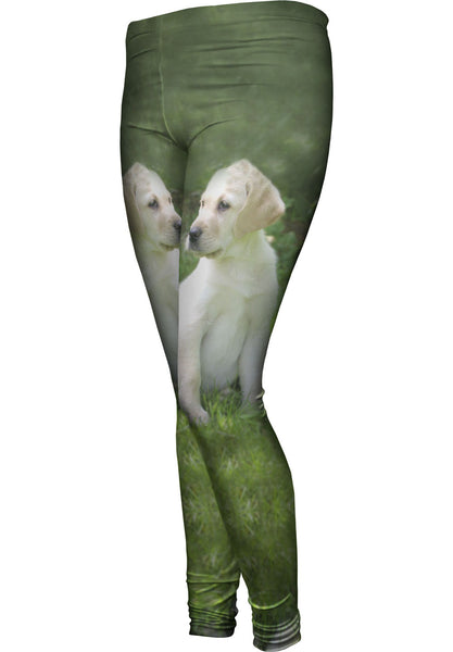 Young Golden Lab Womens Leggings