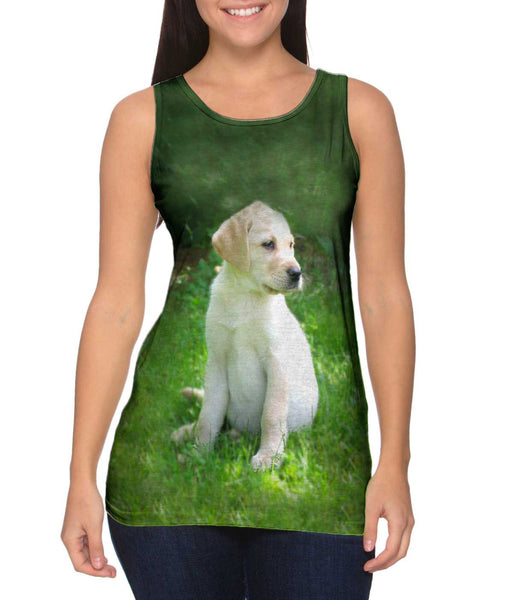 Young Golden Lab Womens Tank Top