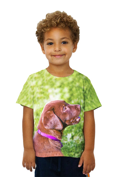 Kids Young Chocolate Lab&nbsp;Kids T-Shirt