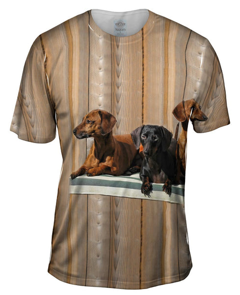 Mix Dashunds Mens T-Shirt