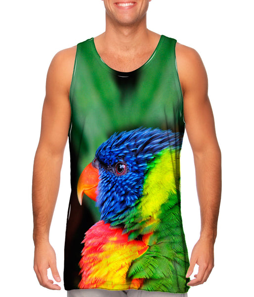 Rainbow Parrot&nbsp;Mens Tank Top