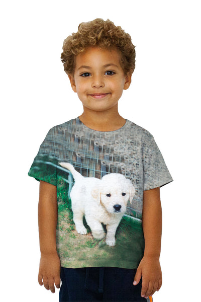 Kids Golden Lab Puppy Toro&nbsp;Kids T-Shirt
