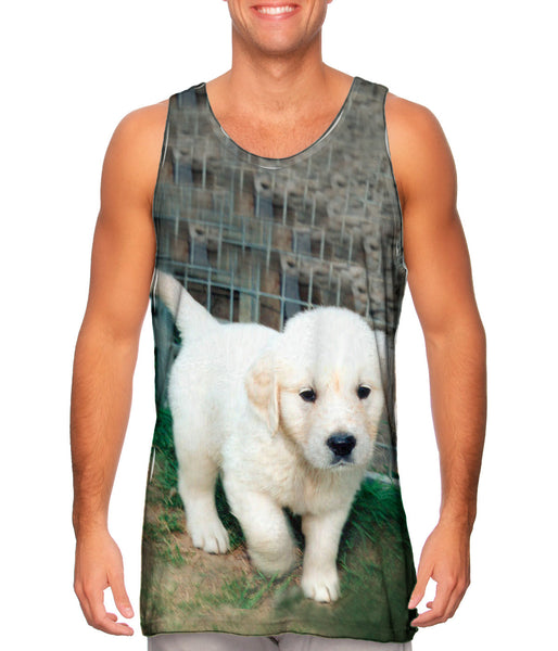 Golden Lab Puppy Toro Mens Tank Top