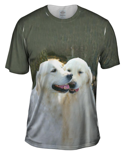 Golden Lab Twins Mens T-Shirt