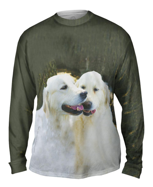 Golden Lab Twins Mens Long Sleeve