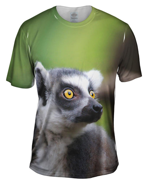 Full Attentention Grey Lemur Mens T-Shirt
