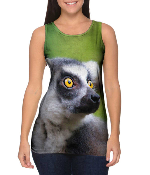 Full Attentention Grey Lemur&nbsp;Womens Tank Top