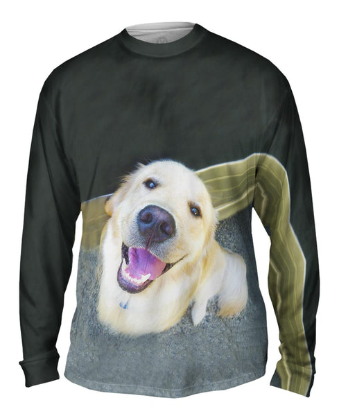 Love The Love Golden Lab Mens Long Sleeve