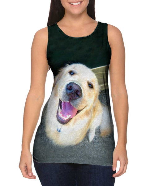 Love The Love Golden Lab Womens Tank Top