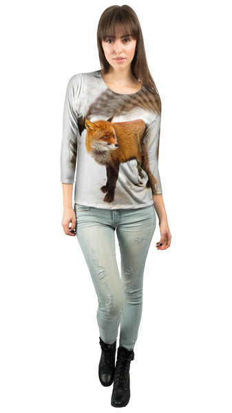 Orange Fox&nbsp;Womens 3/4 Sleeve