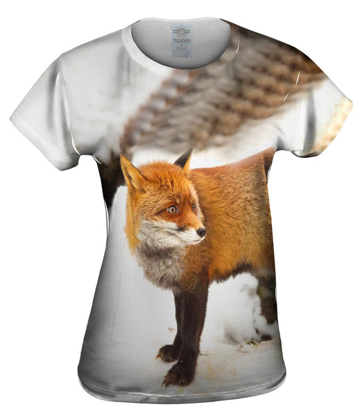 Orange Fox Womens Top
