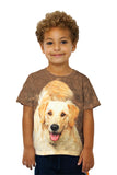 Kids Fluffy Tailed Golden Lab