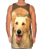 Fluffy Tailed Golden Lab