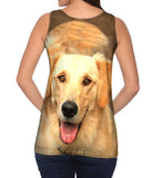 Fluffy Tailed Golden Lab