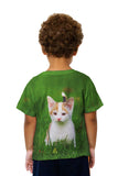 Kids Cute As A Button Kitty Cat
